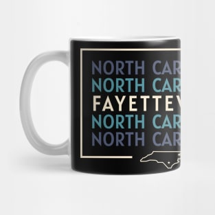 Fayetteville, NC Geometric Repeater Mug